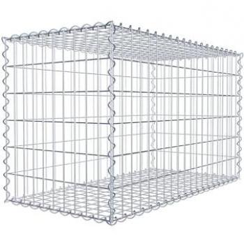Gabiona Espiral 100 cm x 60 cm x 50 cm (L x H x T), Malla de 5 cm x 10 cm, Fabricada en Alemania