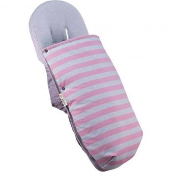 Saco Universal de Algodón Jyoko para Cochecito y Silla de Paseo - Impermeable y Aislamiento Térmico Pink Island