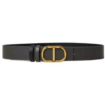 Reversible Twinset Women's Belt - Gray/Black, Size L