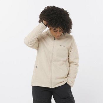 Chaqueta Impermeable Salomon Mountain Flex para Mujer Beige (L)