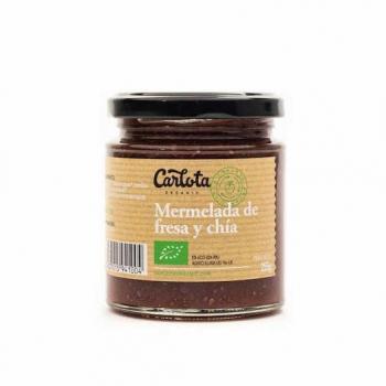 Mermelada de fresa y chía Bio 255g Carlota Organic