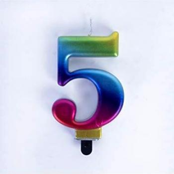 Party Fiesta Vela Rainbow Nº5