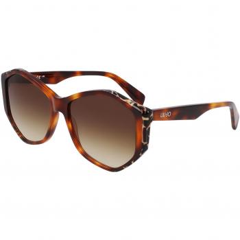 Liu Jo LJ797S Col. 245 Donna Geometrica Havana Women's Sunglasses Tortoiseshell Size 57