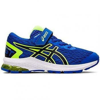 Asics Gt-1000 9 PS, Running Shoe Boys, Tuna Blue/Negro, 33.5 EU