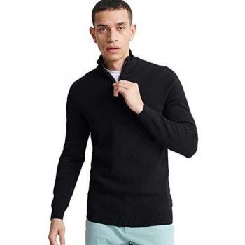 Superdry Orange Label Henley Jersei Hombre Black L