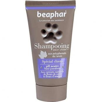 Beaphar Champú especial extractos naturales de flores de algodón con flores de naranjo para cachorros, 30 ml