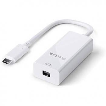 Adaptador USB-C a mini DisplayPort 4K60Hz iSerie 0,10m blanco