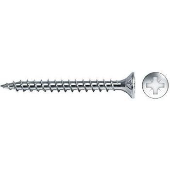 Celo 93550Vlox - Tornillo para Madera Velox Rosca Completa Cabeza Avellanada Impronta Pz Diámetro 3,5X50 Mm, Cincado, 500 Unidades