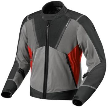 Chaqueta textil de moto REV'IT! Airwave 4 Gris-Rojo