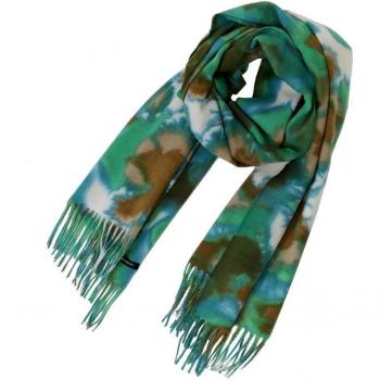 Bufanda para mujer Don Algodon Flavia rectangular en verde