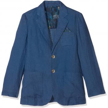 Hackett Washed Linen y, Chaqueta para Niños, Azul