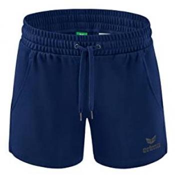 Pantalones Cortos de Sudadera Esenciales para Equipo Erima - Mujer - Azul Oscuro - Talla 34