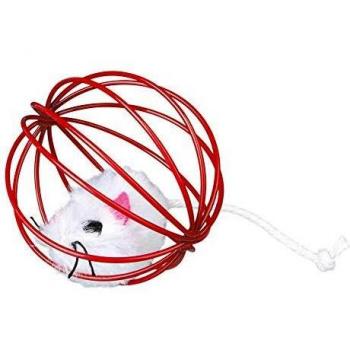 Trixie 24 Ratones de Peluche en una Bola de Alambre