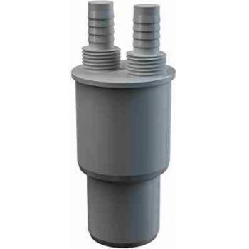 Conector Reducido de Manguera Plástico Blanco 40/50 x 1/2 para Reducción de Residuos