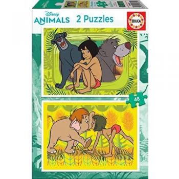 Educa - Jungle Book 2 Puzzles Infantiles de 48 Piezas, a Partir de 4 años