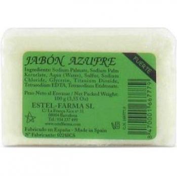 Jabón Estel Farma Azufre Fuerte 10% 100g
