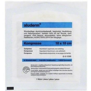 10 compresas Aluderm - aluminiumbedampfte - Apósitos, estériles