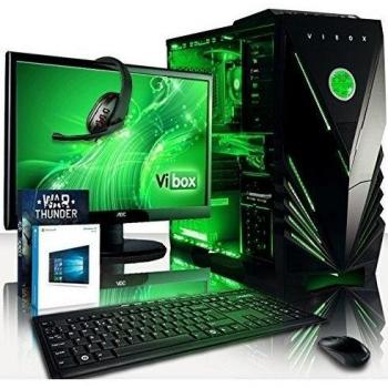 VIBOX Hypersonic 5 Gaming PC Ordenador de sobremesa con Cupón de Juego, Windows 10 OS, 22 HD Monitor