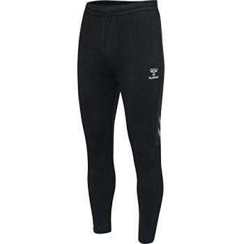 Hummel Pantalones Lead Pro de fútbol, características: tejido ligero y transpirable, ajuste cómodo, cintura elástica con cordón, diseño moderno y funcional, ideales para entrenamiento y competición