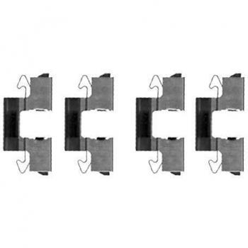 Kit de accesorios para pastillas de freno HELLA 8DZ 355 204-561 para Mitsubishi Colt 4