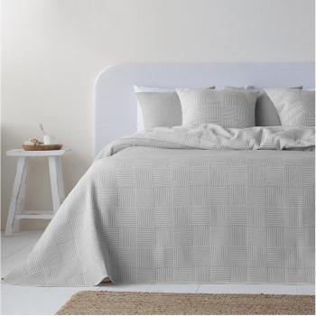 Colcha algodón jacquard Dakota gris