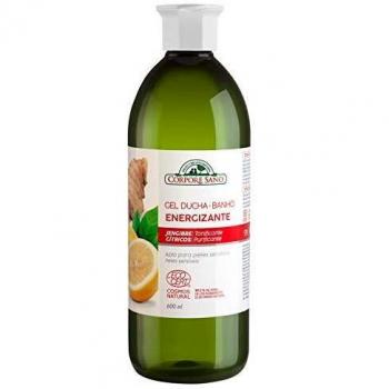 Energizing Citrus Ginger Bath Gel 600ml - Corpore Sano, Vegan & Cosmos Natural Certified