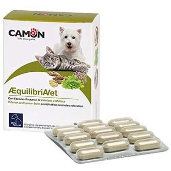 Complemento Alimenticio Equilibria-Vet para Perros y Gatos - 60 Comprimidos con Valeriana y Melissa