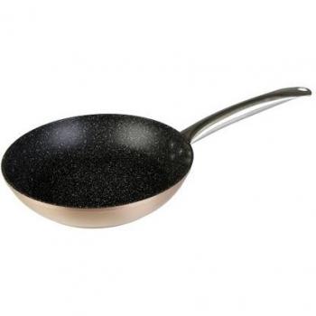 WECOOK! Professional Sartén Aluminio Forjado 18 cm, Inducción, Antiadherente Ecológico sin PFOA, 2,8 mm Espesor, Mango Acero Inox., Color Cobre, Apta Todas las Cocinas, Vitrocerámica, Gas, Horno