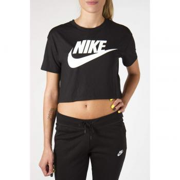 Nike Aa3144 010 T-Shirt, Mujer, Black/White, M