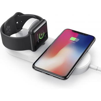 Cargador inalámbrico Qi compatible con carga rápida DAM