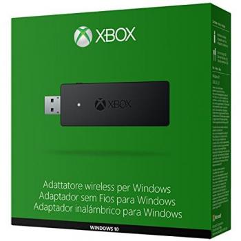 Microsoft - Adaptador Inalámbrico para Mando Xbox One y PC