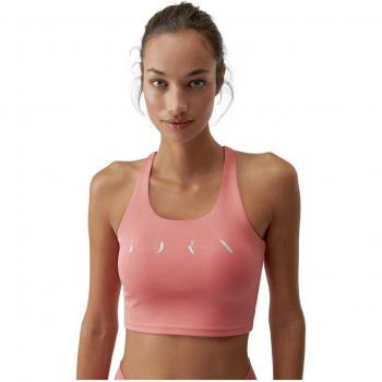 Top de mujer Daira Born Living Yoga, sujetador rosa blanco, talla XS