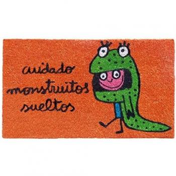 Laroom Felpudo, Yute, Naranja, 40x70cm