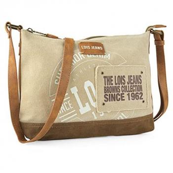 Bolso Bandolera Lois Mujer Pequeño de Piel Sintética - Uso Diario Marrón 318730