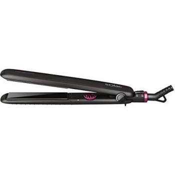 Plancha de Pelo Solac Long Lissé Perfect PP7252 con Placas Basculantes 110*20mm, Temperatura Ajustable 80-220º y Cable Giratorio 360º
