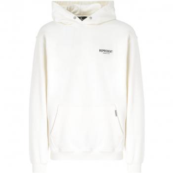 Represent Owners Club White Hoodie for Men - Size L