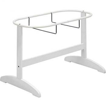 Cambrass – Patas moisés para bebé con balancín – Soporte capazo bebé madera bajo normativa Europea - blanco