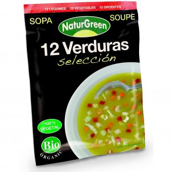 NaturGreen Sopa 12 verduras Selección Bio 40g