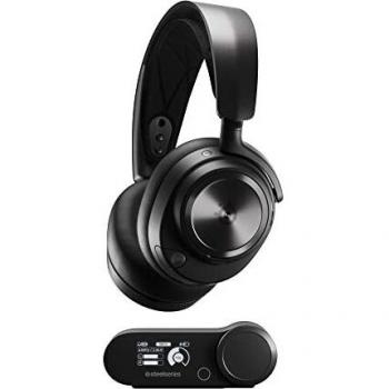 SteelSeries Arctis Nova Pro Wireless Multi-System Gaming Headset with Premium Hi-Fi Drivers, Noise Cancellation, Infinity Power System for Xbox, PC, PS5, PS4, Switch, and Mobile - Open Box