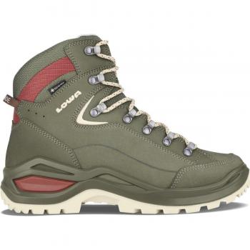 Lowa - Botas de montaña de mujer Renegade Evo Gtx Mid Ws Lowa, características: impermeables, transpirables, suela Vibram, soporte para el tobillo, diseño específico para mujer