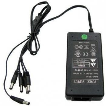 Cam CCTV Fuente alim. 12V5A 4 salidas DC12V5A