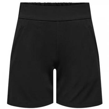 Bermuda Mujer JDY Louisville Catia Negra Con Detalles Elegantes