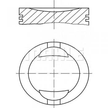 Mahle Original 009 36 00 pistón