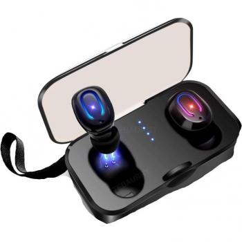 Auriculares Inalámbricos TWS i12 Bluetooth 5.0 con Micrófono, Táctiles, Caja de Carga y Diseño Deportivo, Compatibles con Todos los Teléfonos