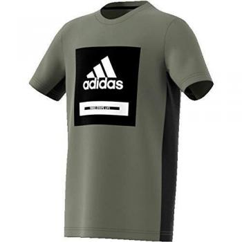 adidas JB TR Bold tee Camiseta, Niños, Verleg/Negro/Blanco, 110