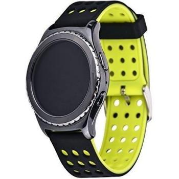Greatfine Correa 20MM watch Pulseras de repuesto para Samsung Gear S2 Classic SM-R732 / SM-R7320, Motorola Moto 360 2nd Generacion 42mm for men