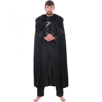 Partilandia Capa Caballero Nieve Oscura Medieval para Hombre