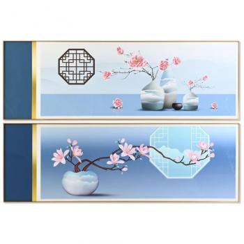 Cuadro DKD Home Decor 180 x 3 x 60 cm Oriental (2 Unidades)