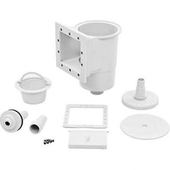 vidaXL Skimmer de Piscina Blanco Sumergidor Canasta Malla Limpieza SPA Jacuzzi