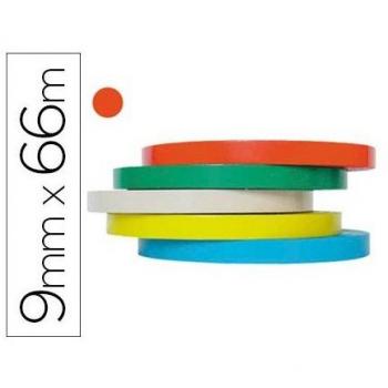 Tesa 4204-49 Cinta, Rojo, 66 m x 9 mm